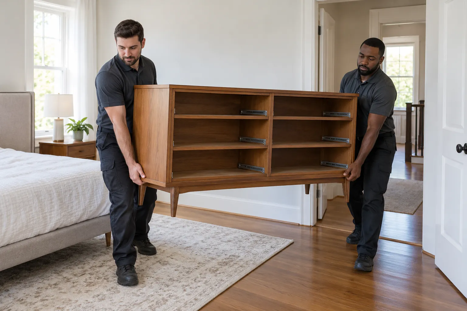 Dresser Removal service in progress